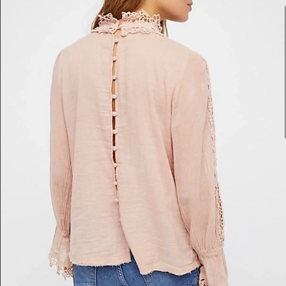 FP One Victoria Top Size Small Dusty Pink